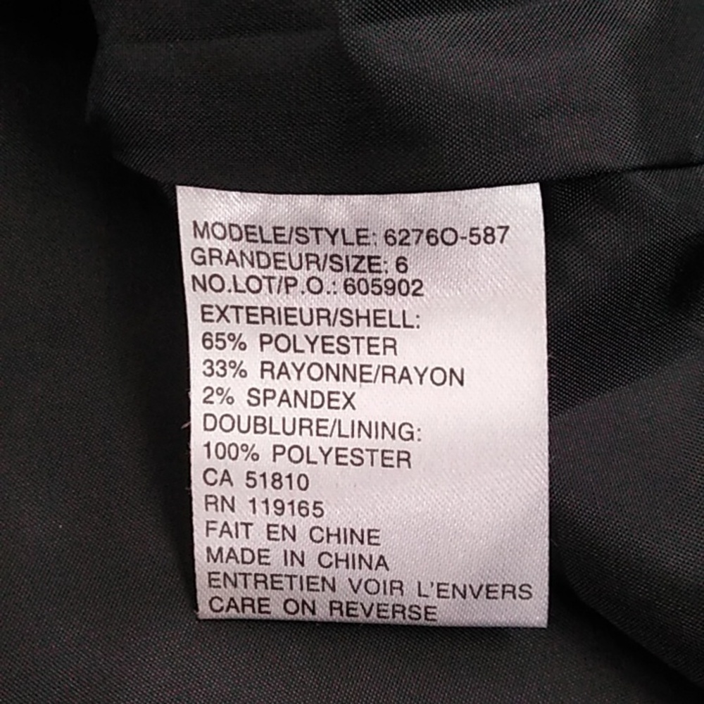 Ladies Size 6 Blazer - Picture 5 of 6
